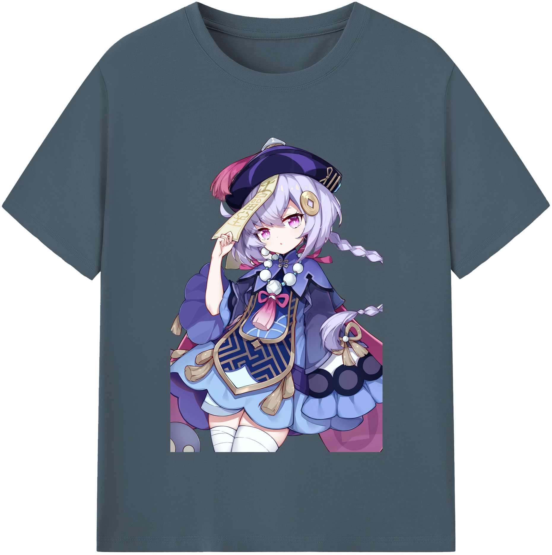 げんし神 七七 なな  genshin Nana 綿100％半袖Tシャツ（フロントプリント）
